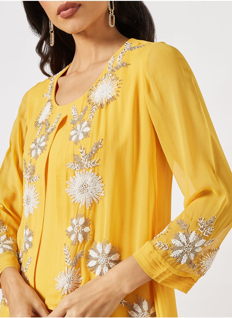 Hand Embroidered Kaftan