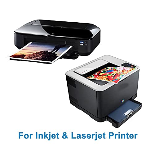 Uinkit Brochure Paper Glossy Double Sided 8.5x11 Inkjet 37lb 140gsm Dye ink Thin Photo Picture Flyer Calendar Magazine CD Cover letter (100, 11x17-matte) - Image 3