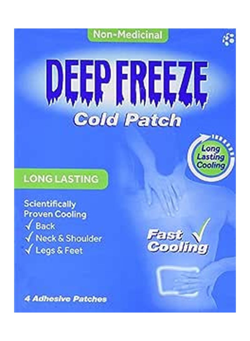 mentholatum Deep Freeze Pain Relief Cold Patch 4'S - Image 1