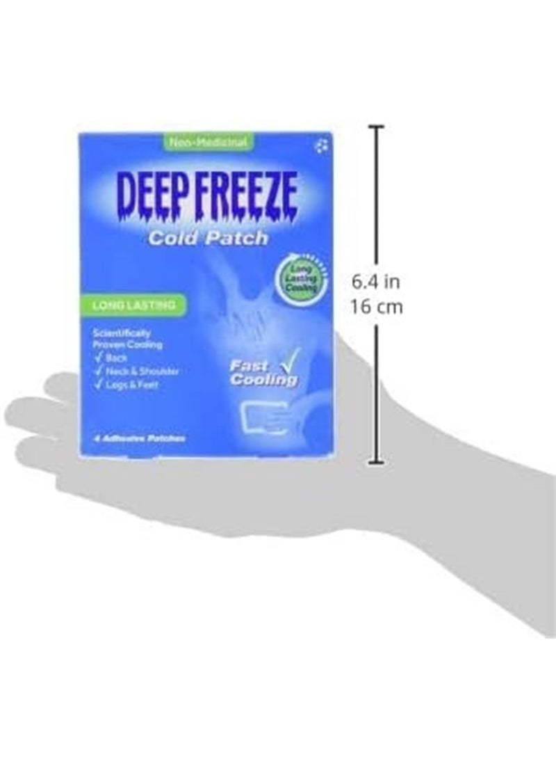 mentholatum Deep Freeze Pain Relief Cold Patch 4'S - Image 2