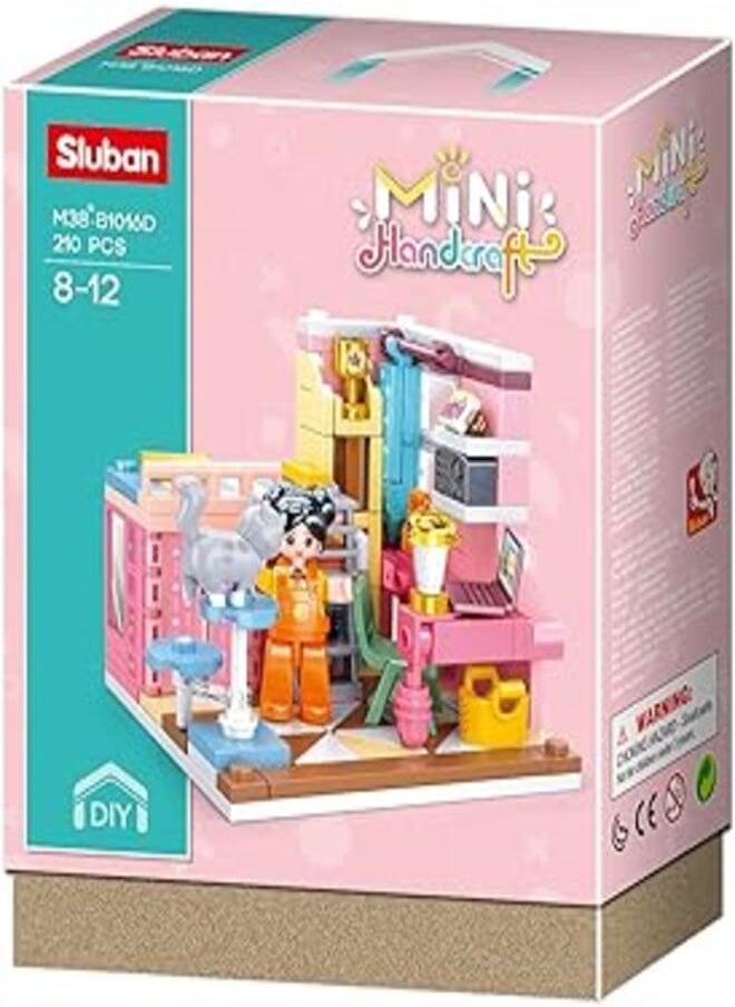 Sluban Sluban Mini Handcraft- Bed Room 210Pcs With 1 Minifigure 8+ 