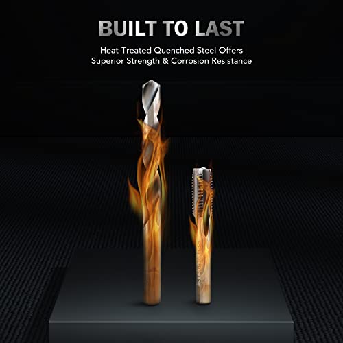 Orion Motor Tech Thread Repair Kit, SAE and Metric Helicoil Repair Kit with HSS Drill Bits Inserts Taps Break Off Tools, Rethreading Tools in 1/4" 5/16" 3/8" 7/16" 1/2" & M5 M6 M8 M10 M12 Sizes - Image 2