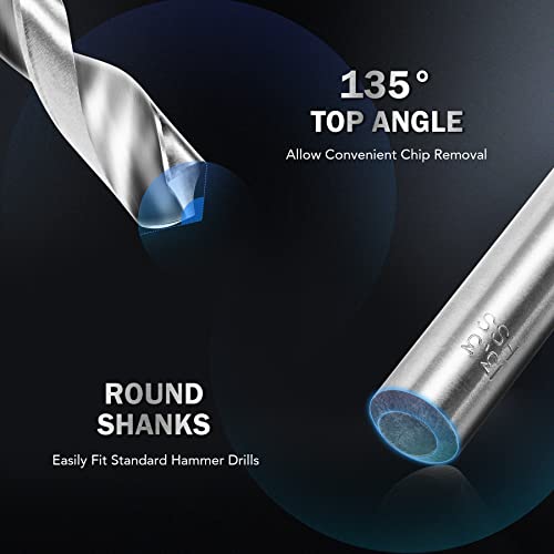 Orion Motor Tech Thread Repair Kit, SAE and Metric Helicoil Repair Kit with HSS Drill Bits Inserts Taps Break Off Tools, Rethreading Tools in 1/4" 5/16" 3/8" 7/16" 1/2" & M5 M6 M8 M10 M12 Sizes - Image 4