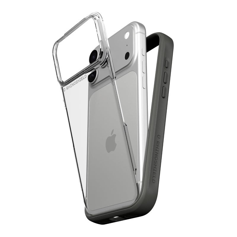 RhinoShield Phone Case Compatible with iPhone 17 Pro Max Mod NX Modular Protective Bumper Case with Backplate Shockproof with Military Grade Drop Protection Graphite - Image 2