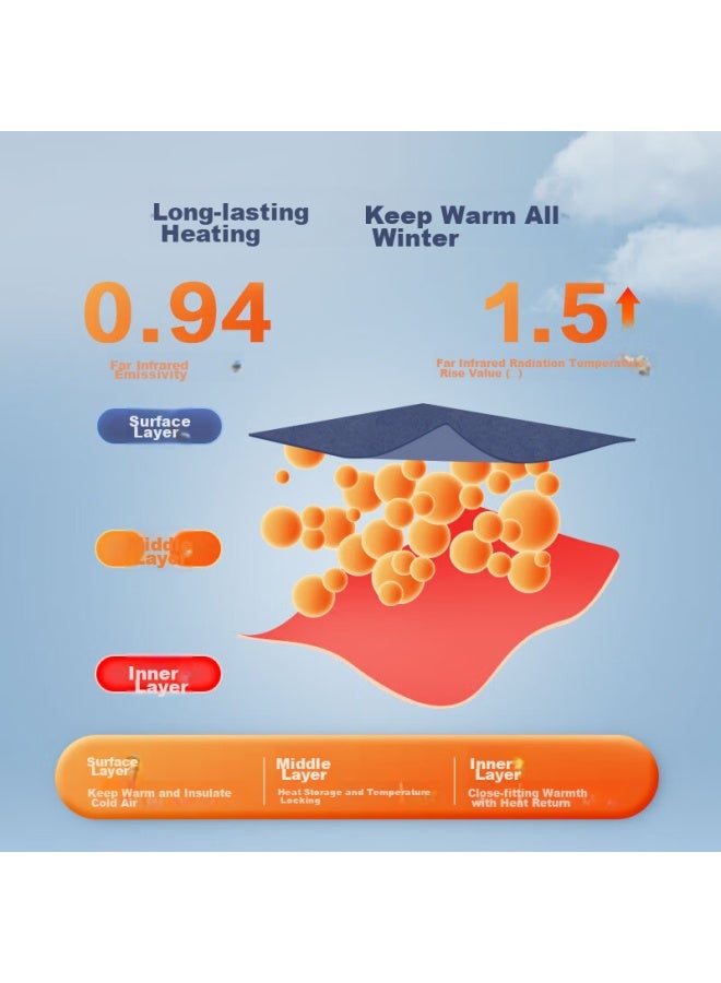 JD.com Jd Jingzao Men's Casual Pants, Fleece-lined Thickened Brushed Men's Sports Casual Trousers For Autumn And Winter, Black, Size 36 - Image 3