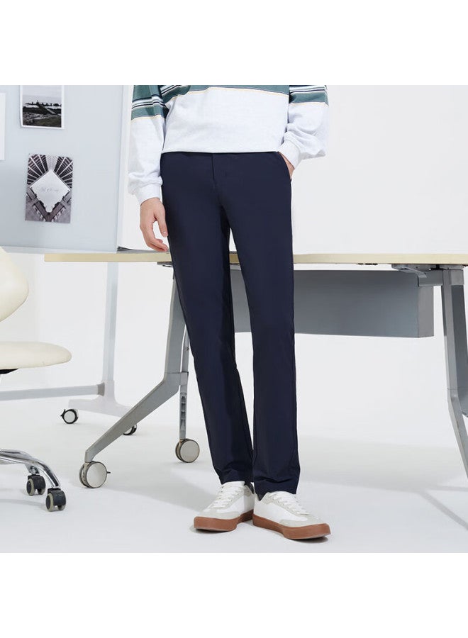 JD.com Jd Jingzao Men's Casual Pants, Fleece-lined Thickened Brushed Men's Sports Casual Trousers For Autumn And Winter, Black, Size 36 - Image 2