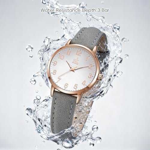 SHENGKE Women Watches Leather Band Luxury Quartz Watches Ladies Wristwatch Relogio Feminino - Image 5