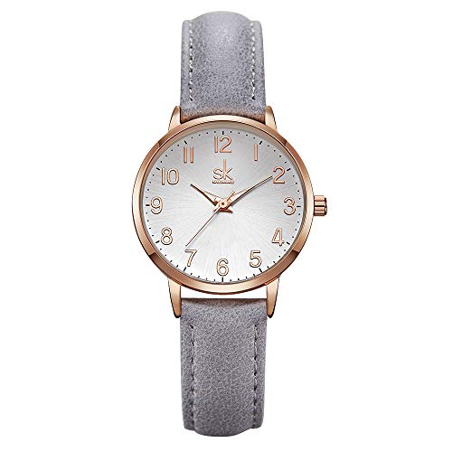 SHENGKE Women Watches Leather Band Luxury Quartz Watches Ladies Wristwatch Relogio Feminino - Image 1