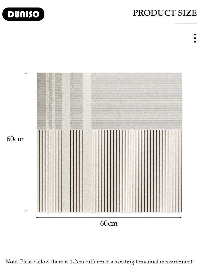 DUNISO Washing Machine Dust Mat,Dryer Protector Top Mat,Washer Top Protector,Anti-Slip Fridge Dust Cover,Non Slip Dustproof Fast Drying,For Most Washers,Refrigerator,Home Kitchen Laundry Room,60*60cm - Image 2