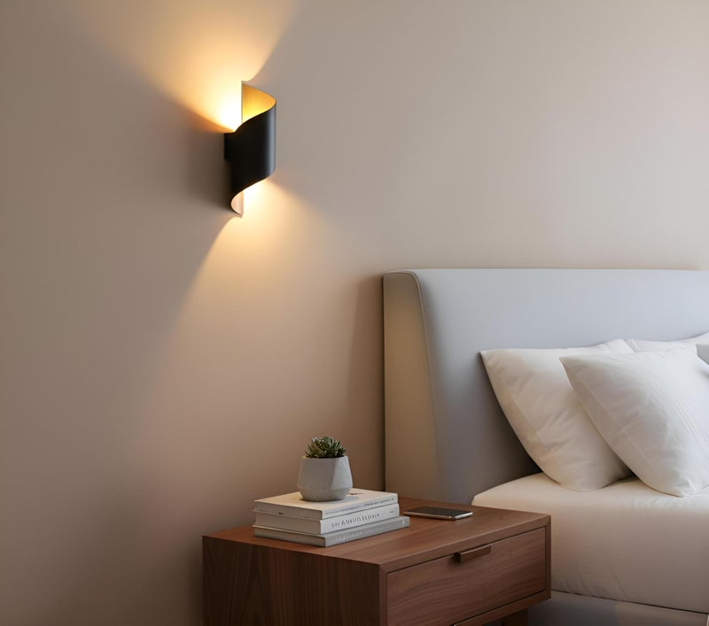 FILLISKA® 10 Watt LED Luxurious BlackGold Indoor/Outdoor UP Down Wall Light, Warm White, IP-65 Rainproof & Shockproof Alluminium Body - Image 1