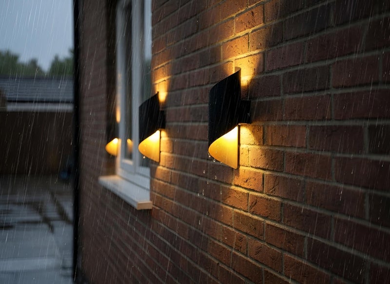 FILLISKA® 10 Watt LED Luxurious BlackGold Indoor/Outdoor UP Down Wall Light, Warm White, IP-65 Rainproof & Shockproof Alluminium Body - Image 3