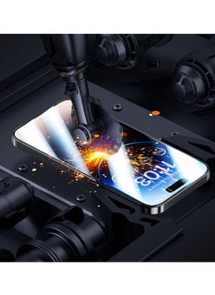 Houmt iPhone 14 Pro Screen Protector 9D Tempered Glass 9H Hardness HD Clear Case-friendly Shatterproof Protection 6.1 inch  - Image 3
