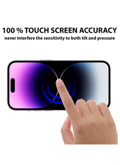 Houmt iPhone 14 Pro Screen Protector 9D Tempered Glass 9H Hardness HD Clear Case-friendly Shatterproof Protection 6.1 inch  - Image 4