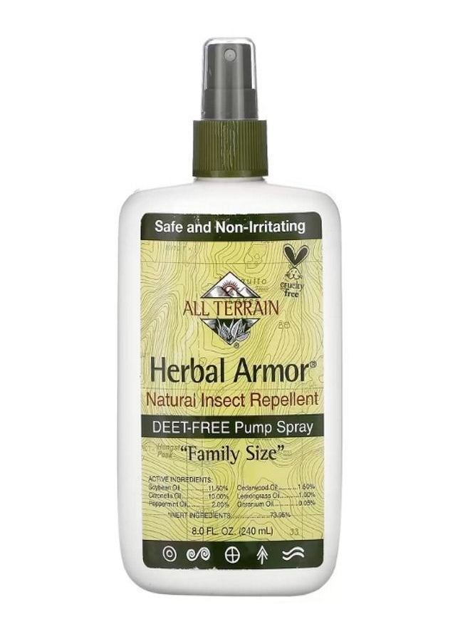 All Terrain Natural Insect Repellent Deet Free Pump Spray 8.0 fl oz 240 ml  - Image 1