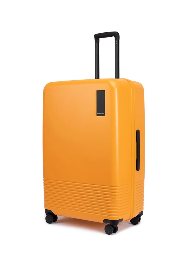 موكوبارا للتجارة ذ.م.م حقيبة سفر كبيرة تشيك إن - بولي كربونات ماكرولون ألماني، أصفر صن سايد، أصفر