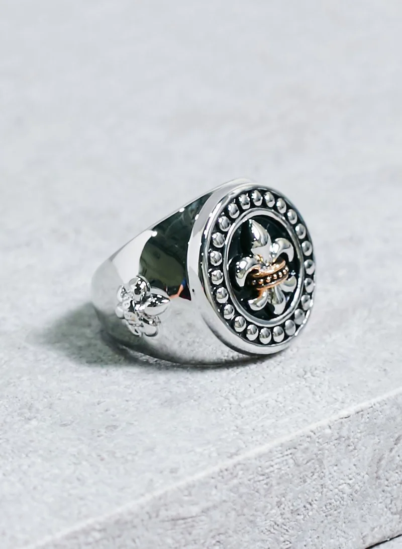 Rebel Heritage Fleur De Lys Ring