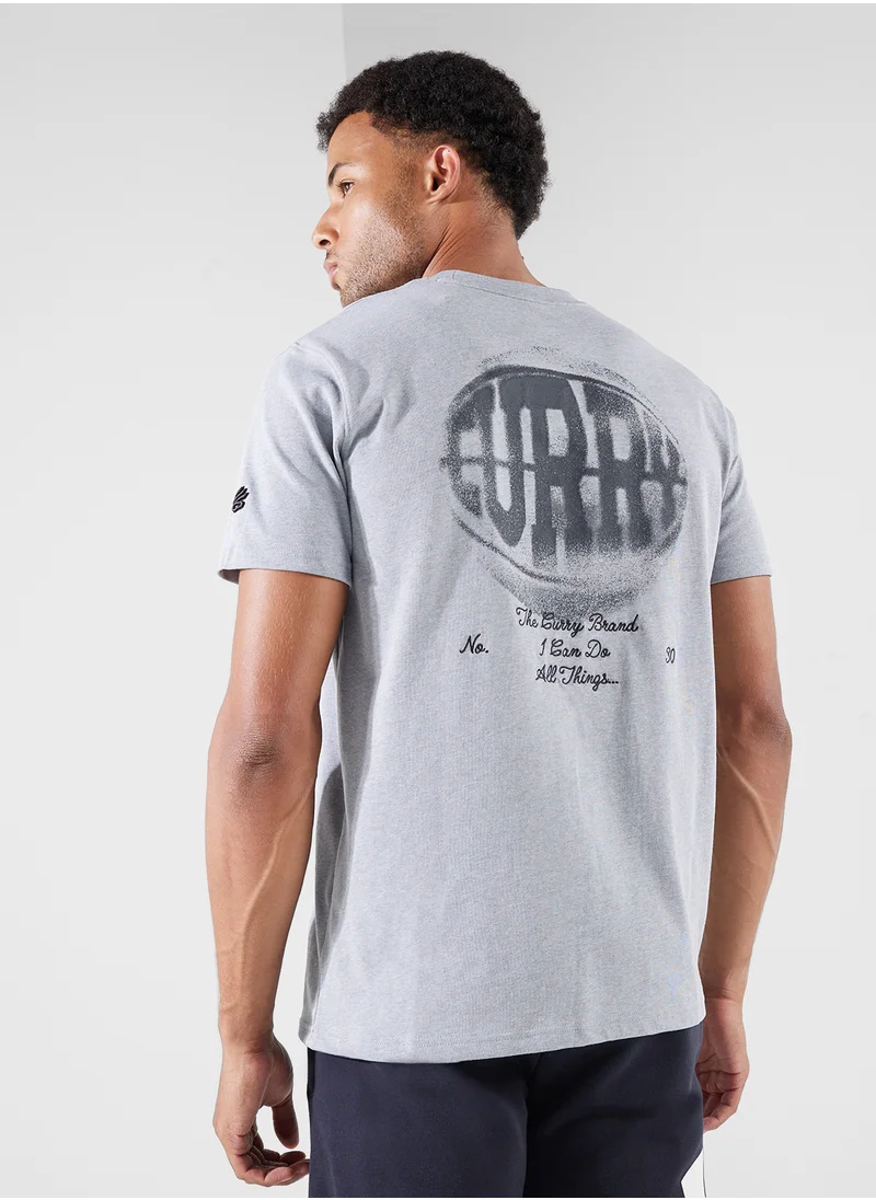 UNDER ARMOUR Curry Heavyweight Verbiage T-shirt