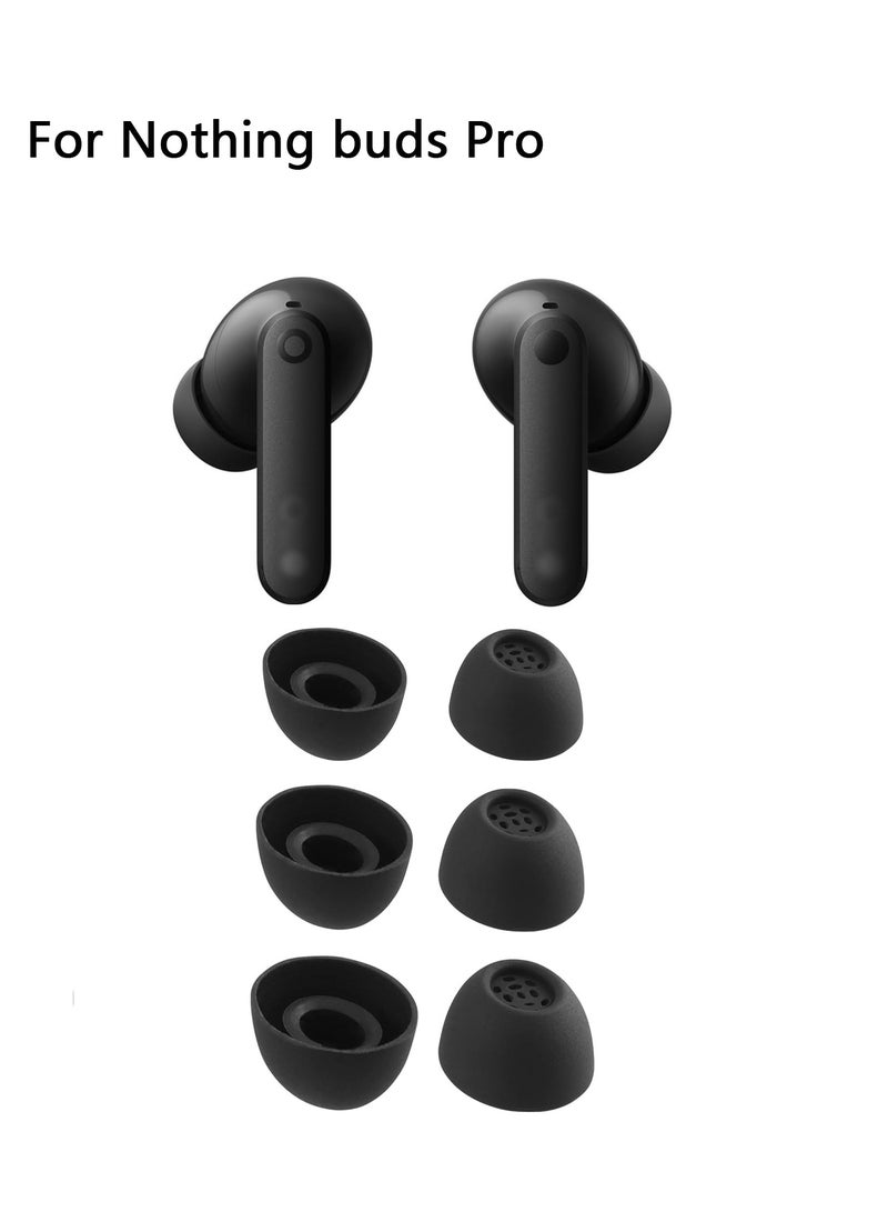Replace the earbuds for Nothing buds Pro. Three models of silicone waterproof earbuds, S/M/L, and three pairs of earbuds  - Image 1