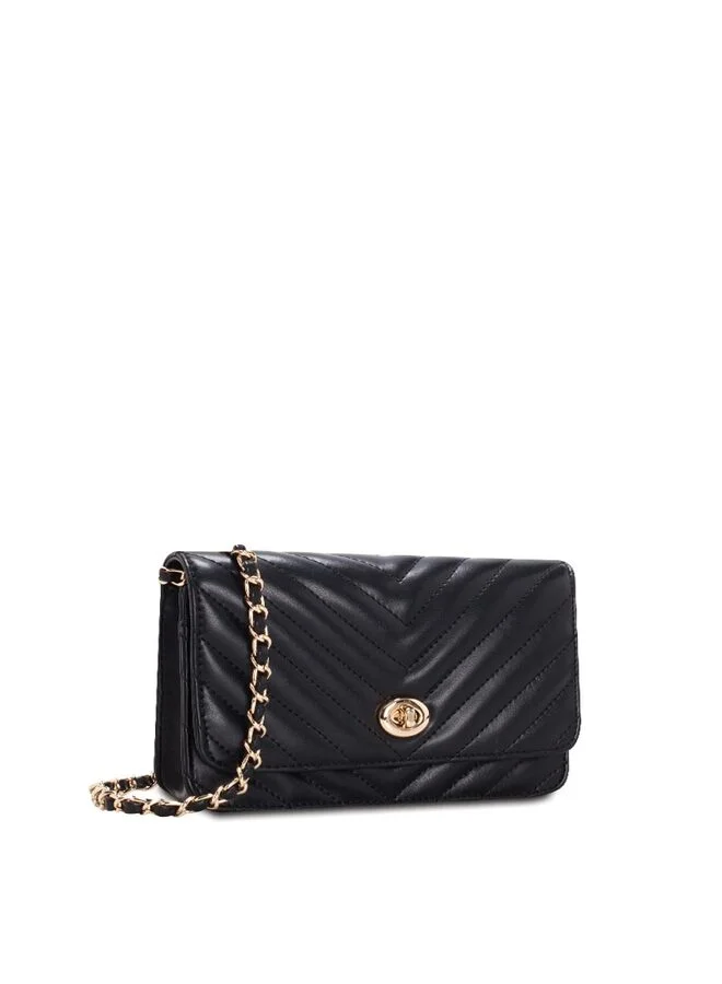 Vincci Quilted Chain Detailed Shoulder Bag