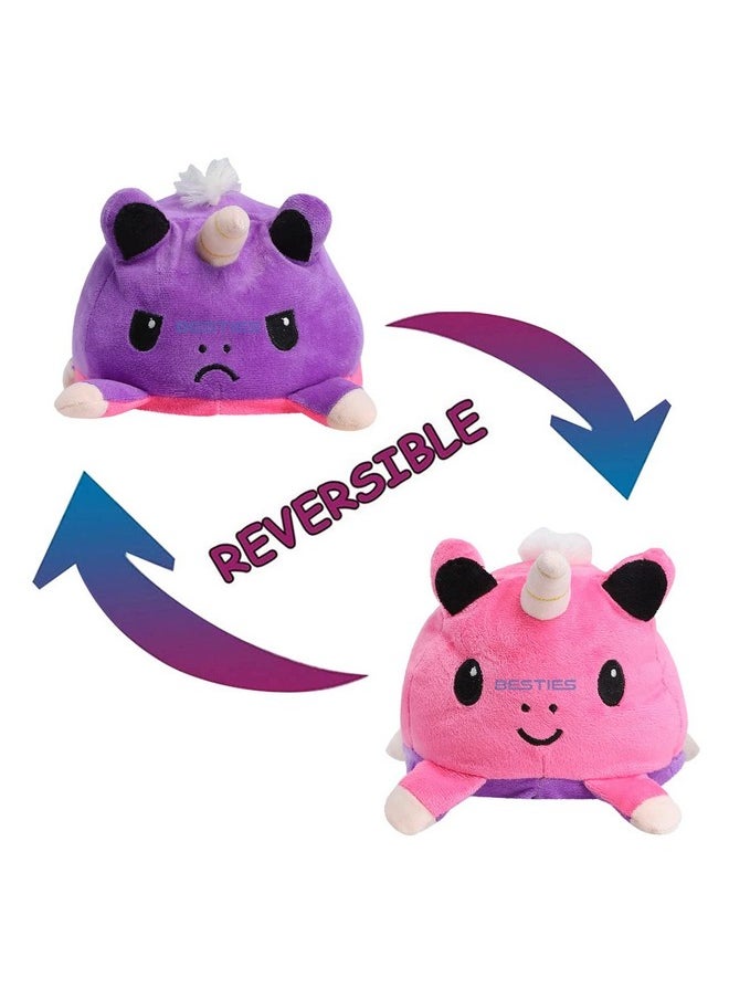 Besties Reversible Unicorn Plush Soft Toy Cute Kids Animal Home Decor Boys/Girls/Unisex (28 Cm Reversible Unicorn)  - Image 1