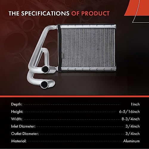 A-Premium نواة سخان HVAC من A-Premium متوافقة مع هيونداي سوناتا 2011-2015، أزيرا 2012-2014 وكيا كادينزا 2014-2016، أوبتيما 2011-2015، سيدان، استبدال# 97138-3S000 - Image 3