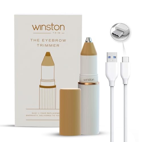 Winston Rechargeable Electric Eyebrow Trimmer for Women - 90 Min | Multi-Grooming Trimmer for Eyebrow, Upper Lips and Nose & Ear Hair with 3D Cutting Technology - 1-Year Warranty - Image 1