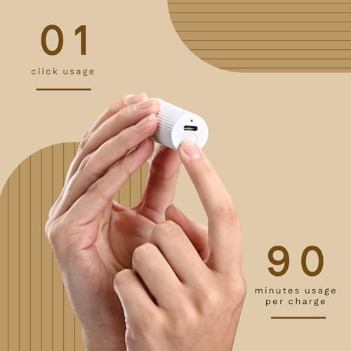 Winston Rechargeable Electric Eyebrow Trimmer for Women - 90 Min | Multi-Grooming Trimmer for Eyebrow, Upper Lips and Nose & Ear Hair with 3D Cutting Technology - 1-Year Warranty - Image 4