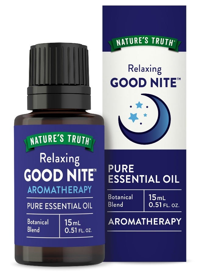 natures truth Essential Oil, Good Nite, 0.51 Fluid Ounce, Multicolor - Image 1