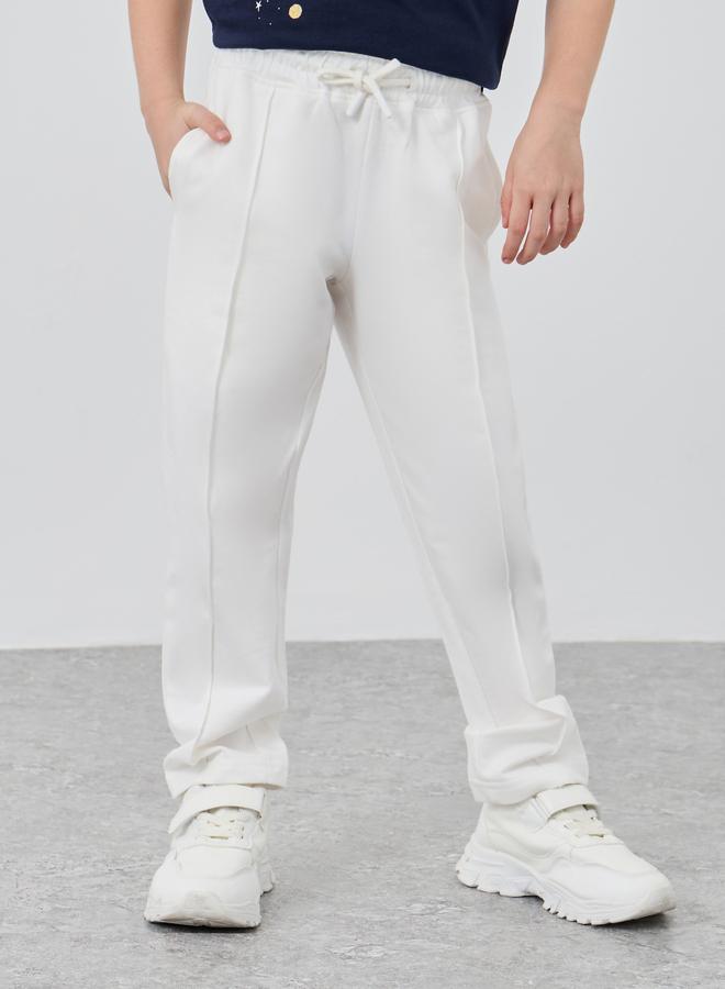Styli Styli Regular Fit Joggers with Pintuck Detail  - Image 1