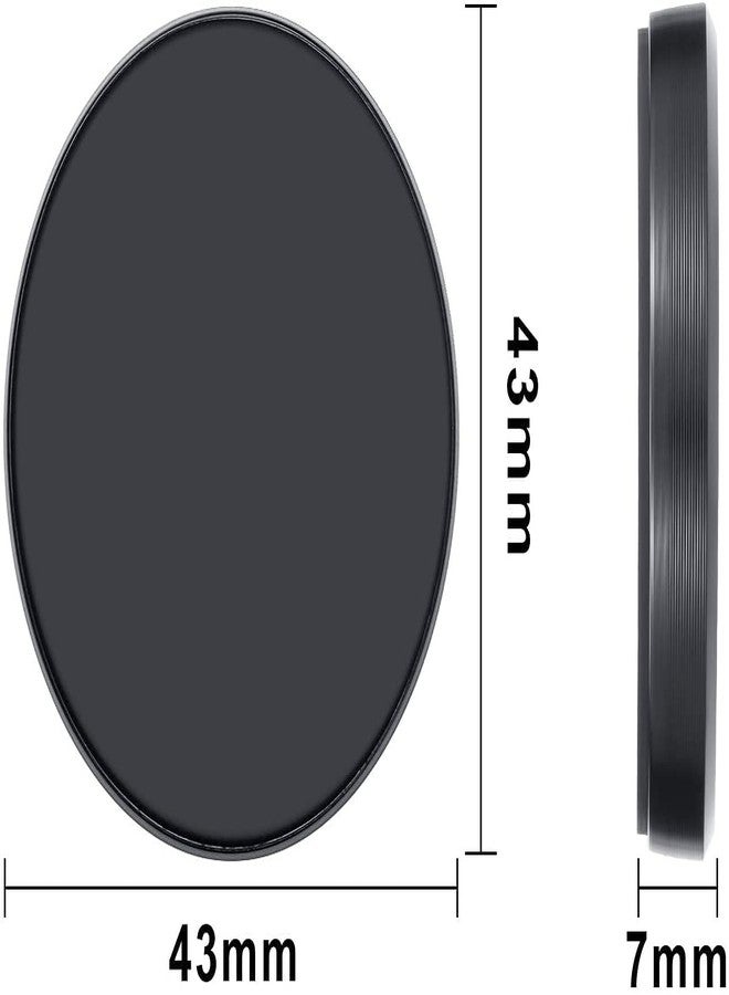 LU2000 Pack of 2 Phone Magnet Wall Mounted, Large Size Magnetic Phone Attachment Sticker Universal Cellphone Wall Mount Compatible for Apple/Huawei/LG/Samsung Smartphones - Image 4