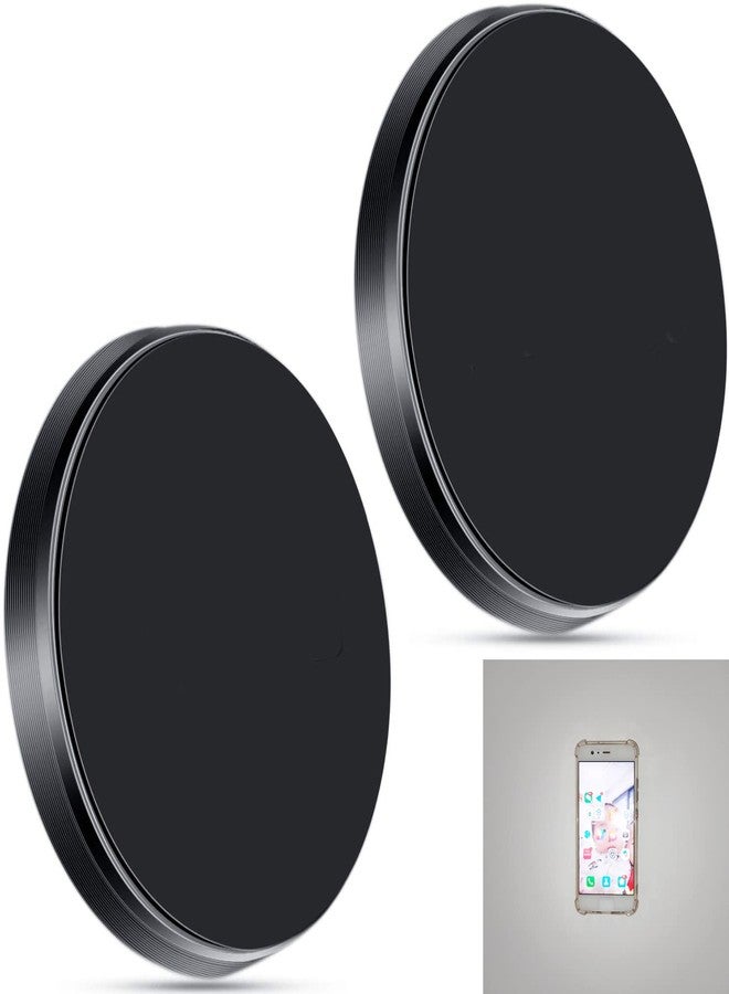 LU2000 Pack of 2 Phone Magnet Wall Mounted, Large Size Magnetic Phone Attachment Sticker Universal Cellphone Wall Mount Compatible for Apple/Huawei/LG/Samsung Smartphones - Image 1