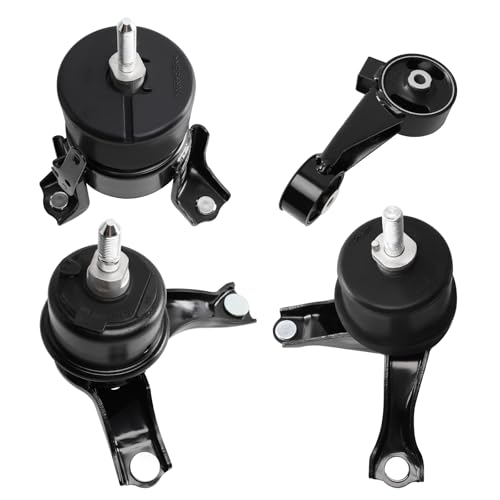 QRYIPPDM Engine Motor and Transmission Mount Kit Compatible with 2004-2006 ES330 3.3L V6 &2004-2006 Camry 3.3L V6 & 2004 2005 2006 2007 2008 Solara 3.3L V6 AUTO 4PCS OE: A4239HY A4236 A4212 A4207 - Image 1