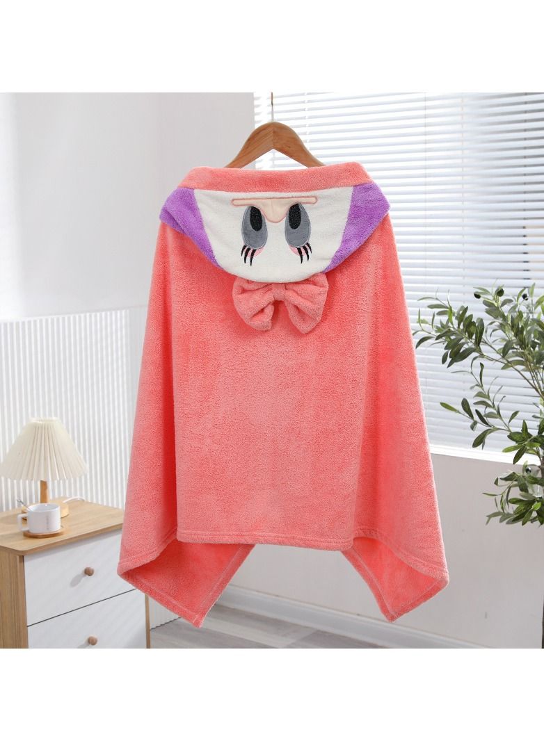 أرواب استحمام من فليس كورال مع غطاء رأس