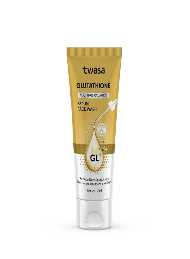 Twasa Glutathione Serum Face Wash for Glowing and Brightening Skin | Face Wash For Even Skin Tone, Reduce Dark Spots & Pigmentation Support | For Women & Men | 30ml - Image 1