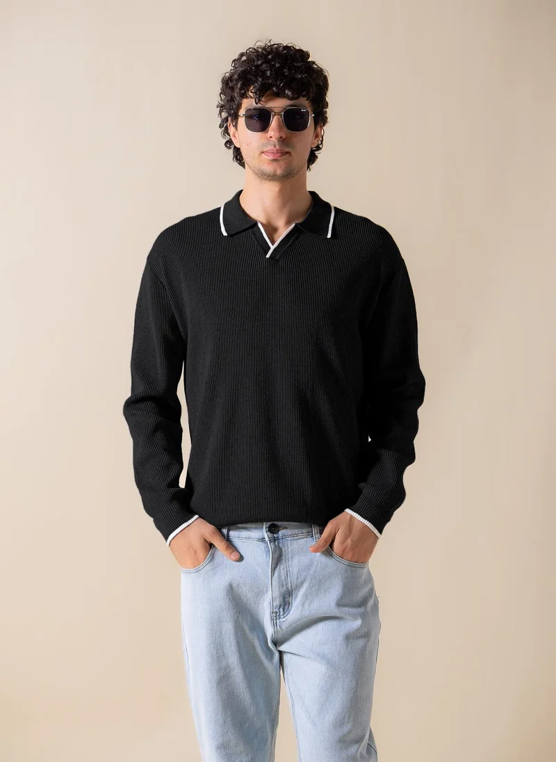 SHAPES KNITTED COMFORT POLO SHIRT