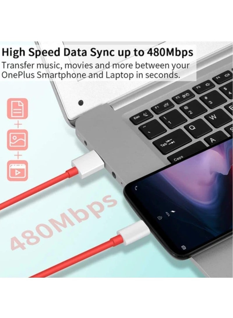 ELTRAZONE "High-Speed 100 cm Type-C Cable – Warp Charge Compatible for Enhanced Charging" - Image 4