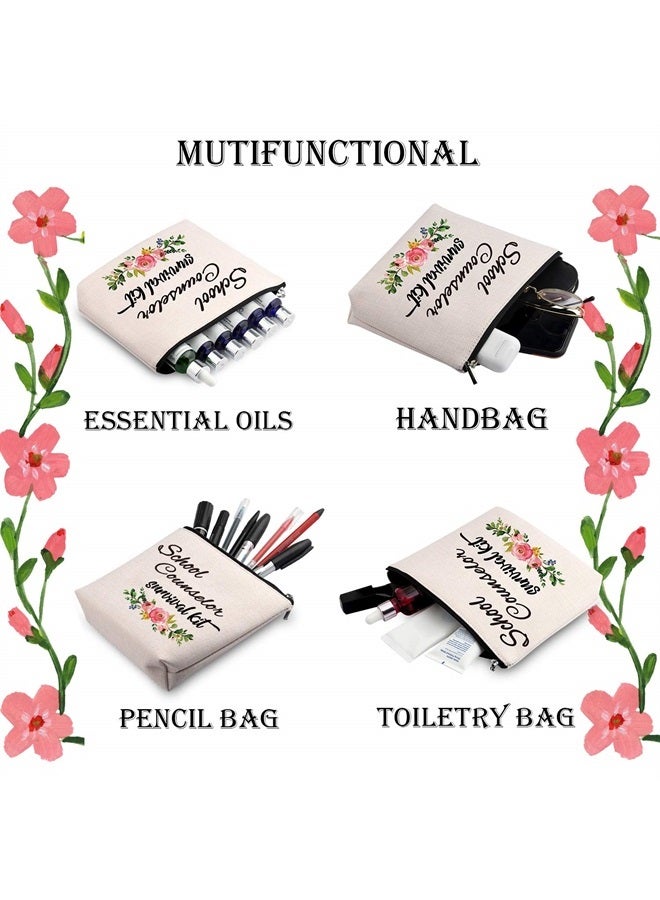 WCGXKO School Counselor Gift Counselor Survival Kit Portable Travel Accessories Toiletry Bag Makeup Bag - Image 2