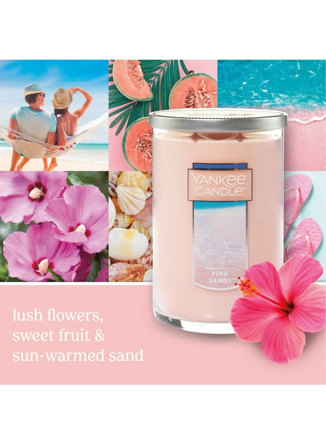Yankee Candle Pink Sands Scented, Classic 22oz Large Tumbler 2-Wick Candle, Over 75 Hours of Burn Time, Premium Quality, Exotic Island Escape - Image 2