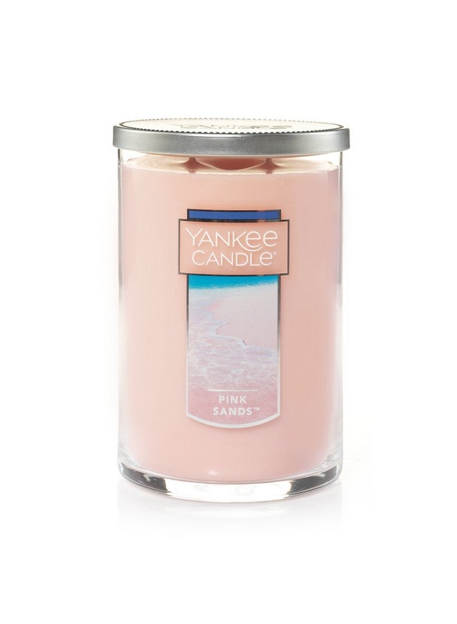 Yankee Candle Pink Sands Scented, Classic 22oz Large Tumbler 2-Wick Candle, Over 75 Hours of Burn Time, Premium Quality, Exotic Island Escape - Image 1
