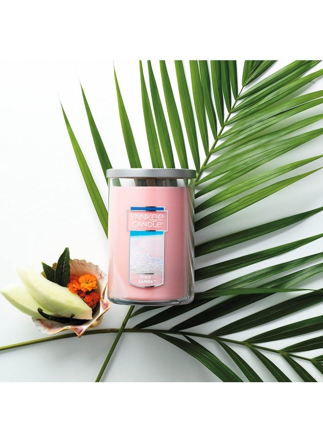 Yankee Candle Pink Sands Scented, Classic 22oz Large Tumbler 2-Wick Candle, Over 75 Hours of Burn Time, Premium Quality, Exotic Island Escape - Image 3
