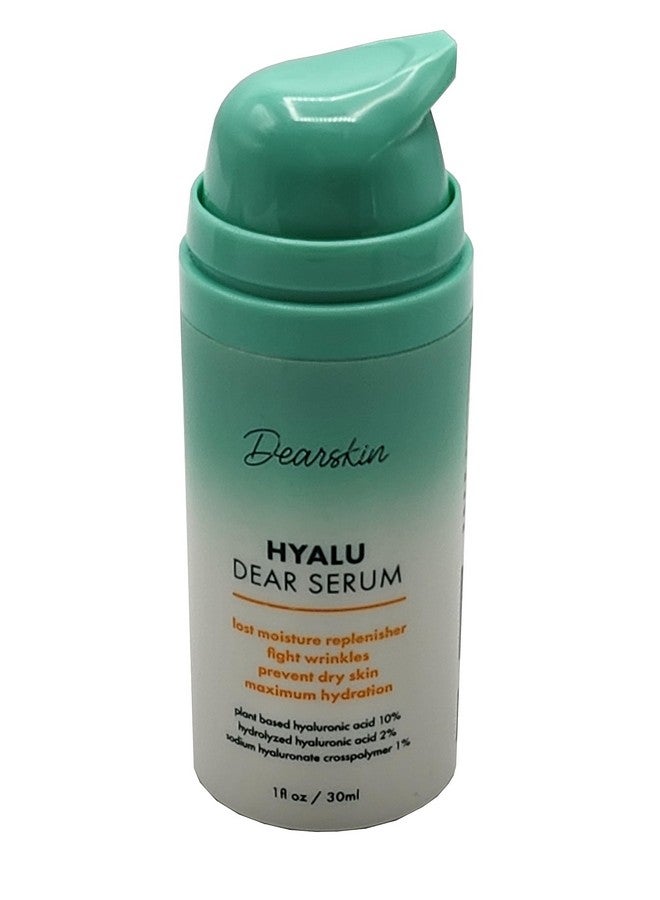 Dearskin Hyaluronic Acid Serum Vegan 100% Plant Based Hyaluronic Acid 10% Hydrolyzed Hyaluronic Acid 2% Sodium Hyaluronate Crosspolymer 1% Hyalu Dear Serum - Image 5