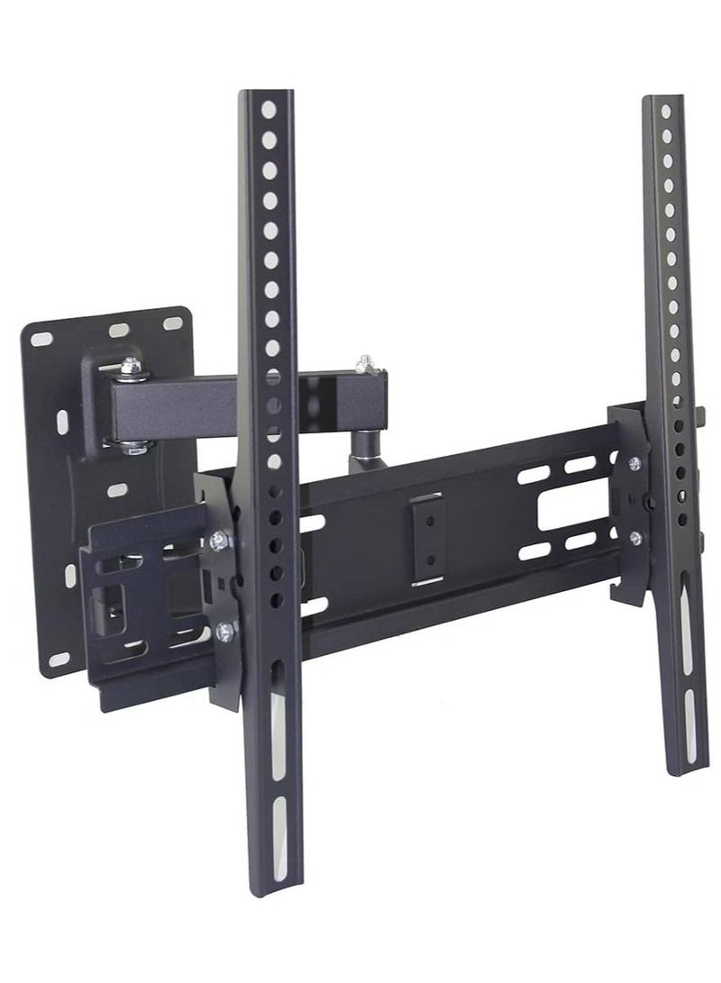 Leostar Lcd, Led Tv Wall Bracket For 26 Inch To 55 Inch Tv 180 DEGREE Rotation And 15 DEGREE + Tilt View, Swivel Articulating, Full Motion Tv Wall Mount, Black - Image 1