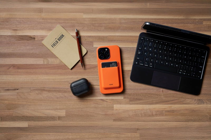 The Ridge Ridge Card Holder Compatible with Magsafe - High-Strength for A Secure Hold, Keeps Up to 3 Card, Shatterproof TPU (Basecamp Orange) - Image 5