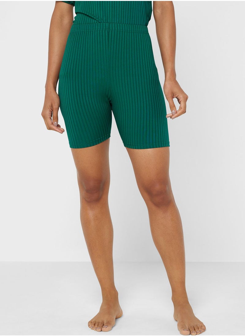 Ginger - Ribbed Pyjama Shorts Set - Image 1
