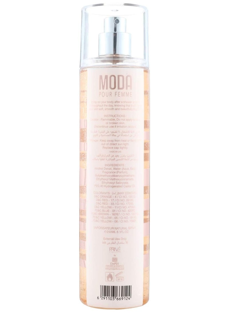 PRIVE Moda Fragrance Mist For Women 250ml - Image 2