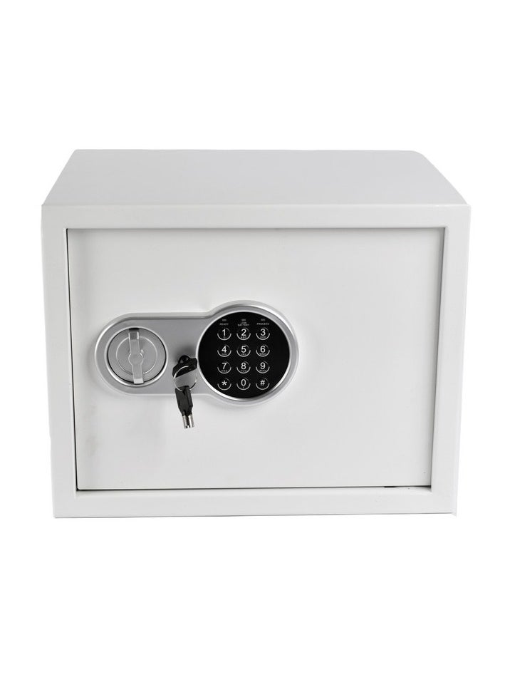 Luxury Fire-Resistant Digital Security Safe With Electronic Number Pad And Lock And Physical  Key 38*30*30 CM