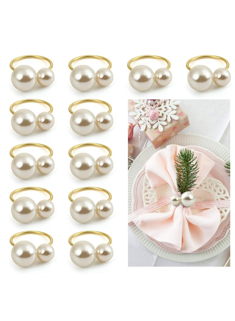 أوزيغالور 12 قطعة من حلقات الورق المفرغ الفولاذية طراز حديث لحاملات الورق المفرغ لضبط الطاولات في المطبخ والعشاءات الرسمية - Image 1