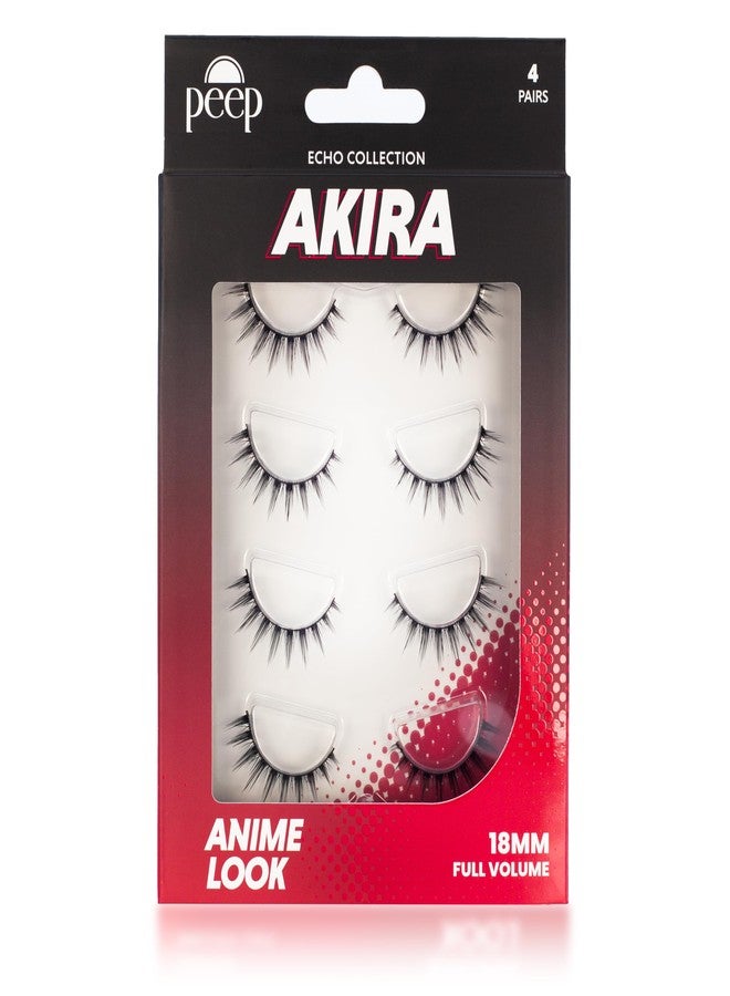 Peep Akira Lash | Anime Look | Lush Clusters | Less Volume | 18mm Length - Image 1