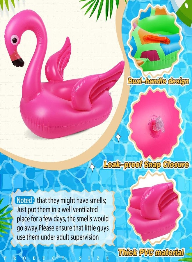 VWretails Inflatable Pool Floats for Toddler Age 3-6, Swim Ride-on Tubes for Floating Animal Head Pool Tubes Ride on Floats, Flamingo Duck Unicorn Swan Beach Pool for Kids.(Pack of Any on Design) - Image 2