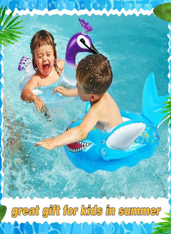 VWretails Inflatable Pool Floats for Toddler Age 3-6, Swim Ride-on Tubes for Floating Animal Head Pool Tubes Ride on Floats, Flamingo Duck Unicorn Swan Beach Pool for Kids.(Pack of Any on Design) - Image 4